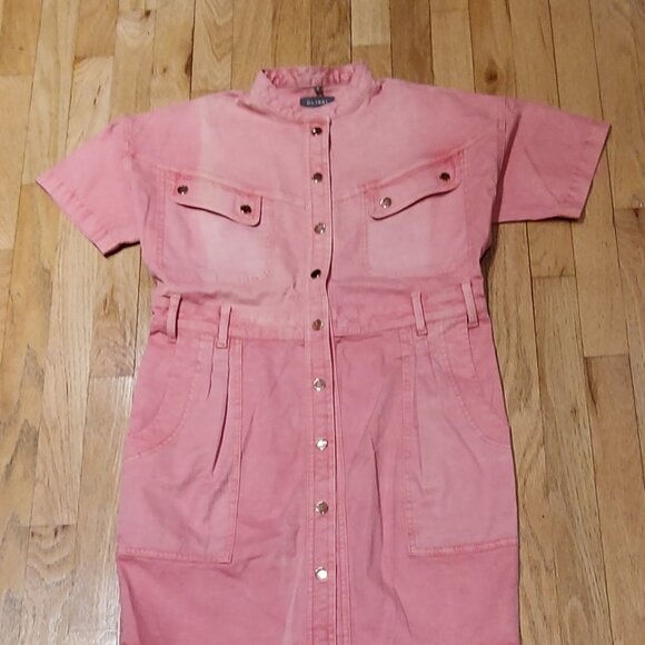 NWT Dl1961  Pink Washed Dress | Color: Pink | Size: S Original $229 - Picture 1 of 12